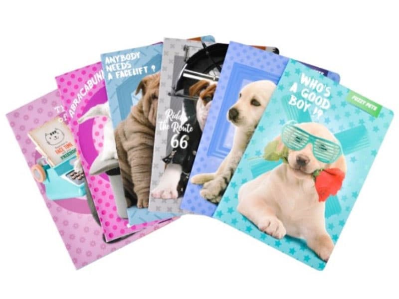 A4 Sveske blanko - pakovanje 10 komada Fuzzy Pets