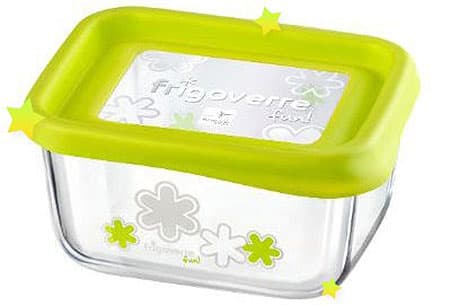 Posuda staklena Frigoverre Fun 13x10 cm zelena 335170Z
