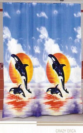 Zavesa za kadu i tuš kabinu Crazy orca