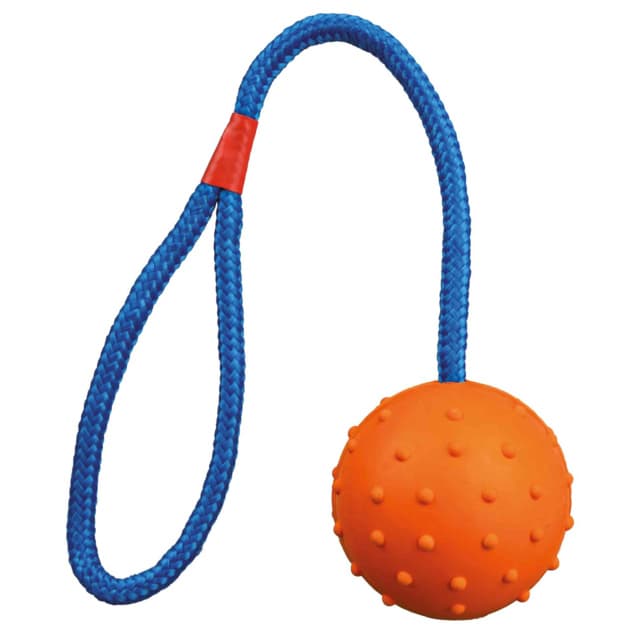 Trixie Igračka za psa Gumena lopta na konopcu 30cm 3308