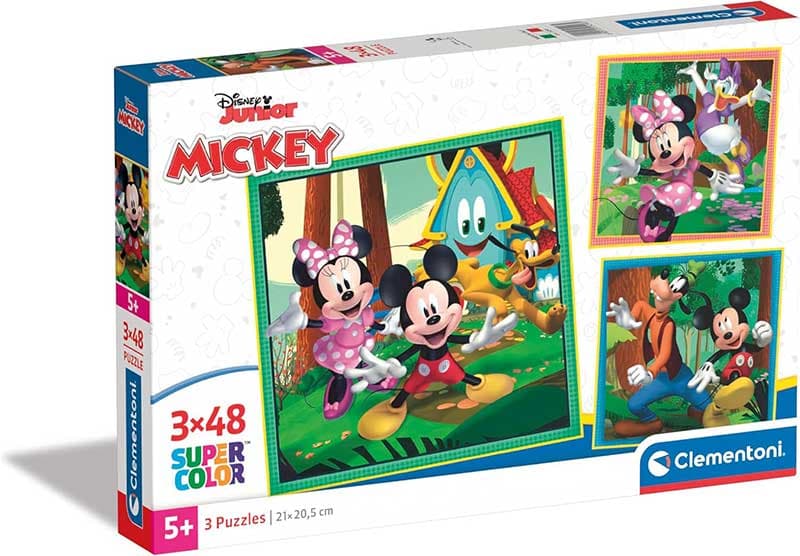 Puzzle slagalice za decu 3x48 delova Miki Maus i prijatelji Clementoni 25298