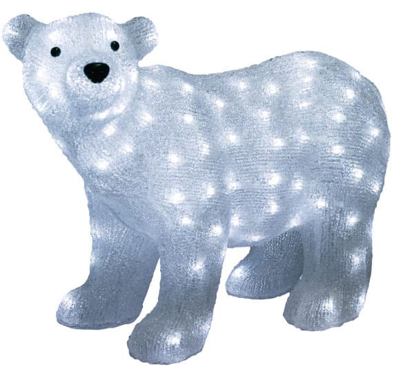 Veliki svetleći polarni medved 120LED KDA6