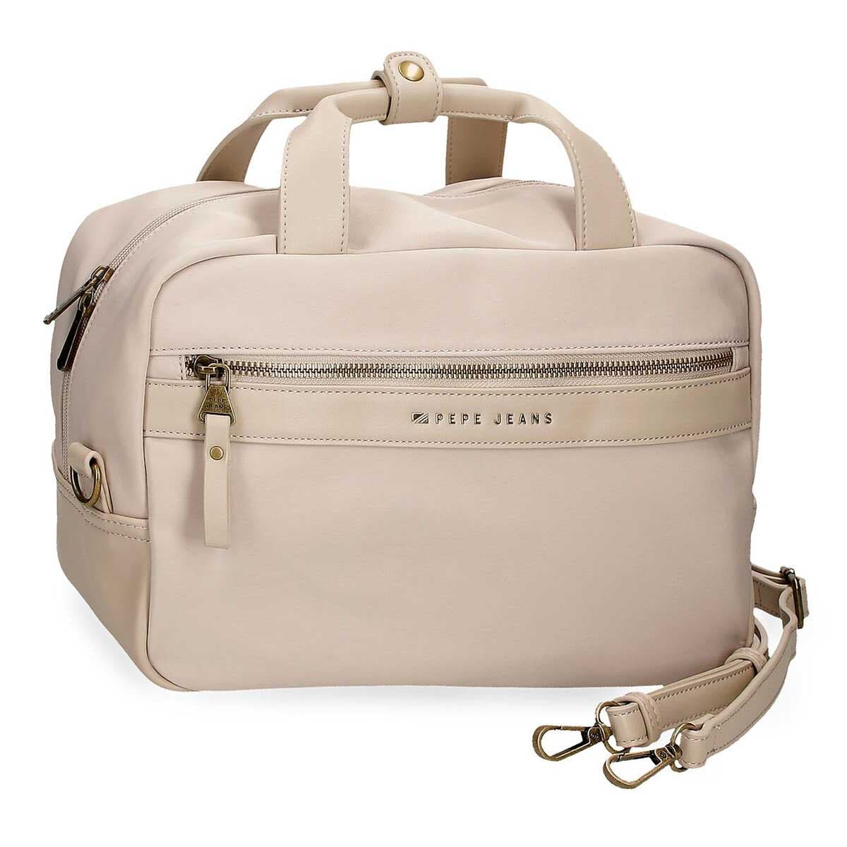 Ženska torba kozmetički neseser 2u1 Pepe Jeans Morgan beige 79247