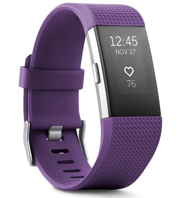 Pametni sat Activity Tracker Fitbit Charge 2 Plum Silver S