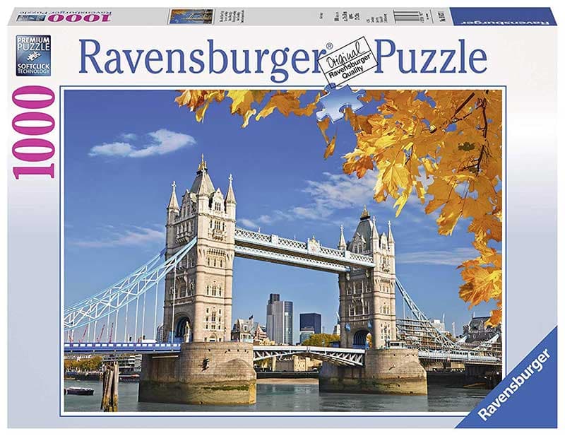 Puzzle 1000 delova - Jesen nad Tauer Bridžom - Ravensburger 19637