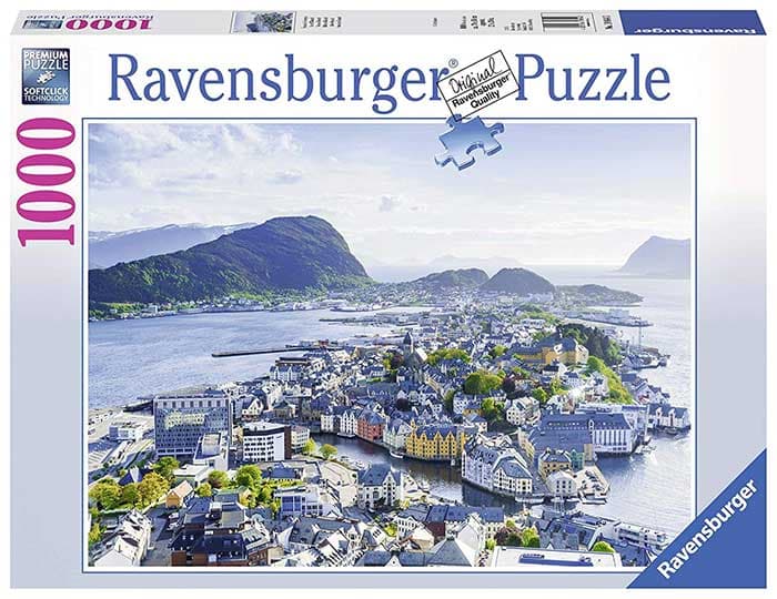 Puzzle 1000 delova - Alesund Norveška - Ravensburger 19844