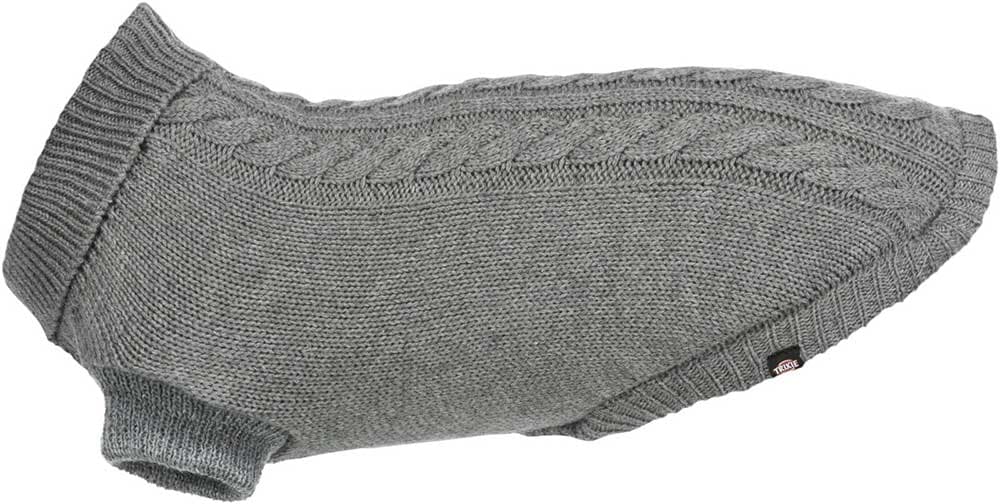 Džemper za pse Kenton grey leđa 40cm Trixie 680015