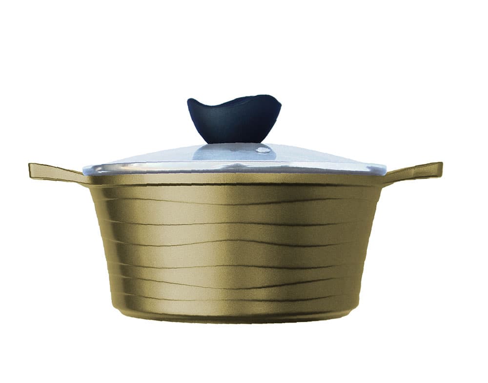Lorme Classic šerpa sa dve ručke 20cm - 2,38L  Gold