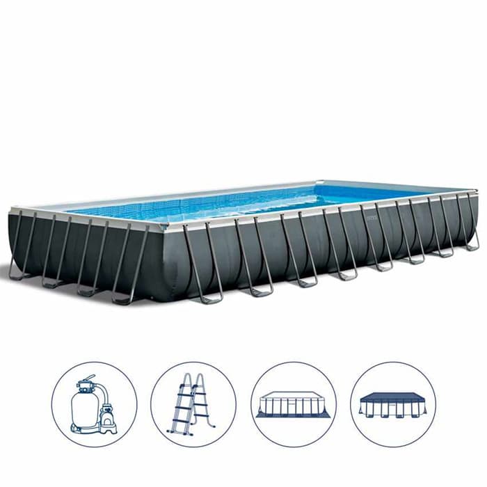 Intex pravougaoni bazen 975 x 488 x 132 cm Ultra XTR 26374 sa kompletnom opremom