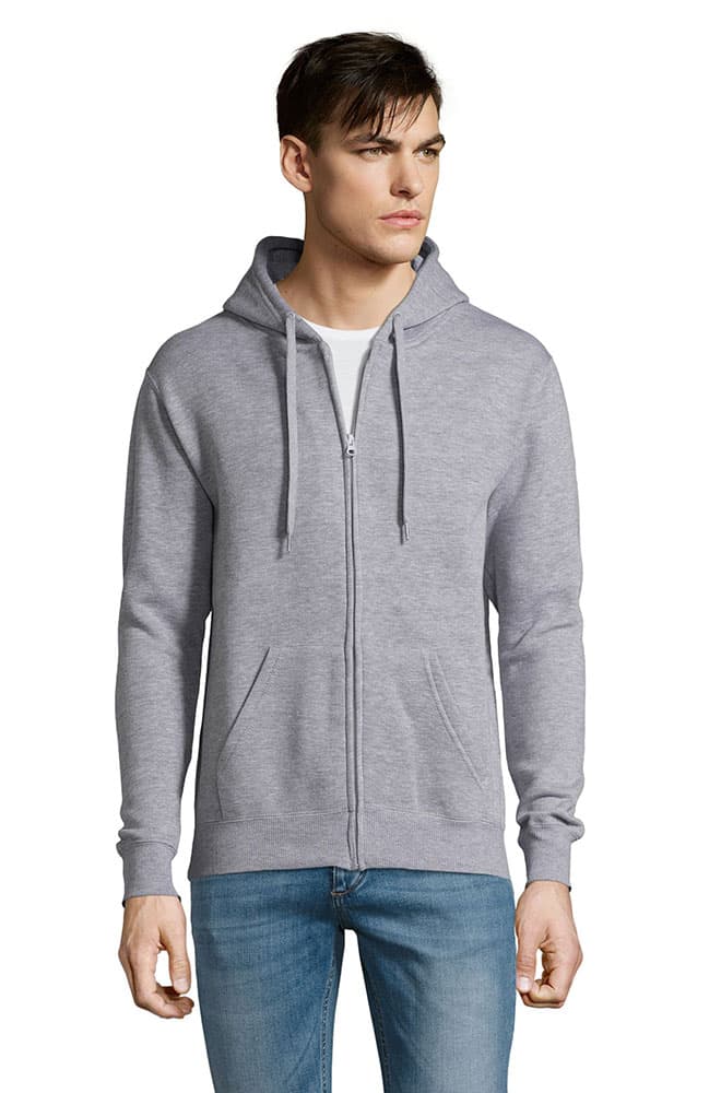 Sols Muška dukserica Seven Grey Melange veličina M 47800