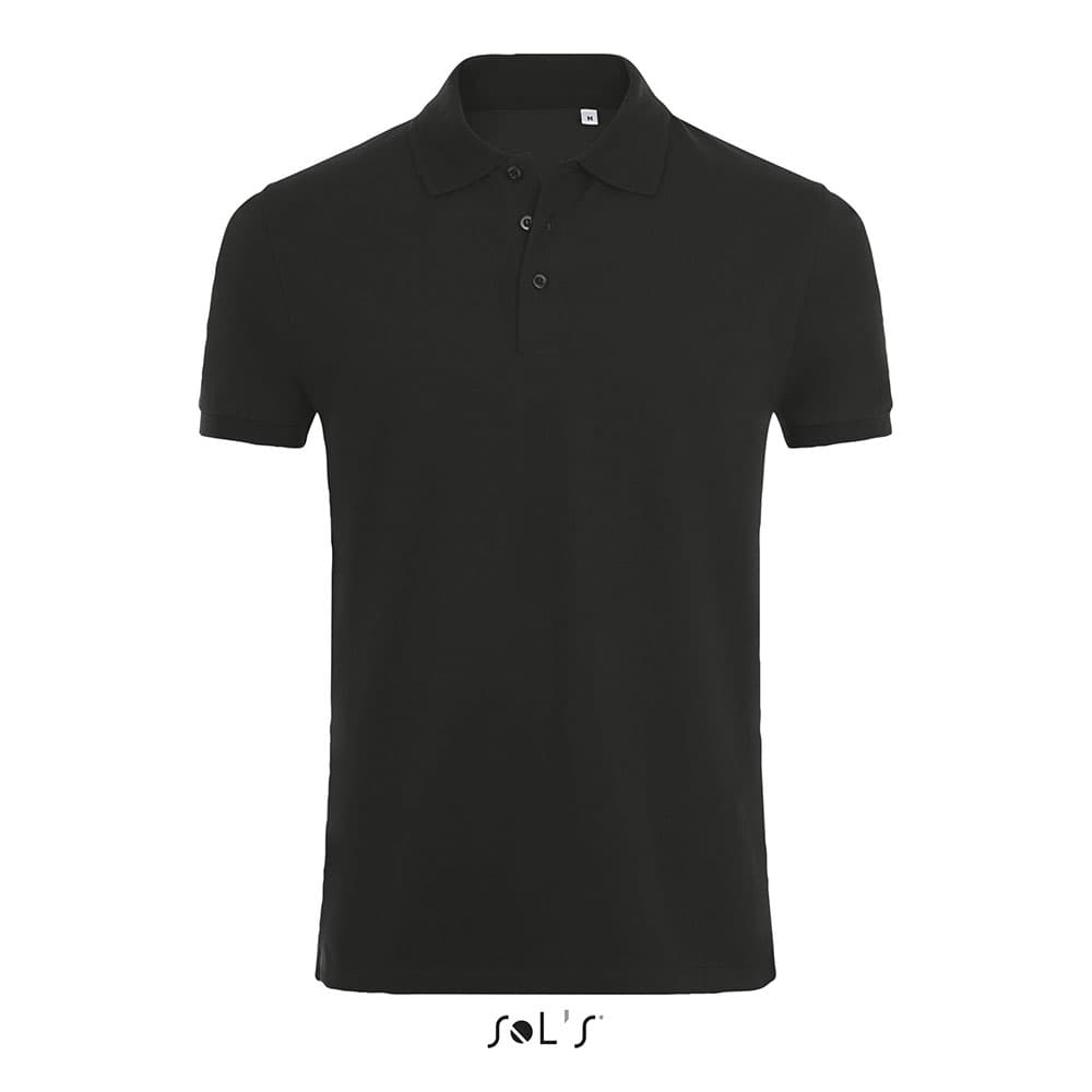 Sols Muška majica sa kragnom Phoenix Black veličina XL 01708