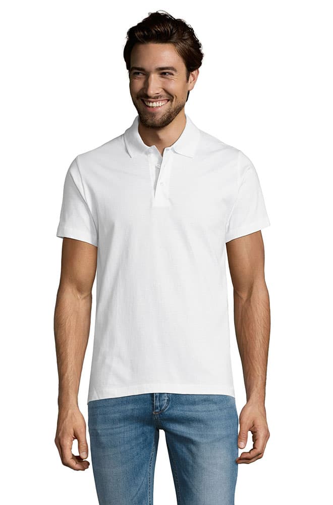 Sols Polo majica Precsott White veličina S 11377