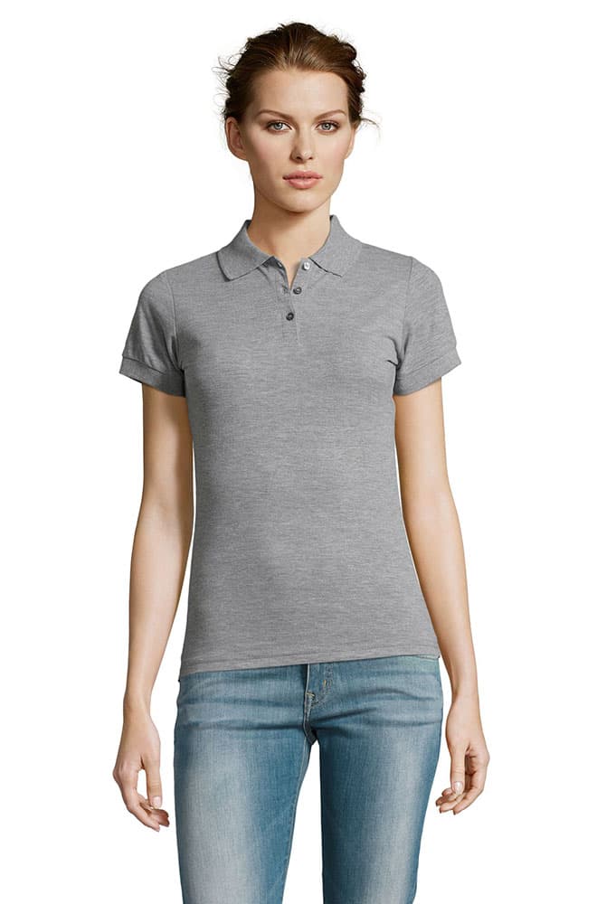 Sols Ženska polo majca Prime Grey Melange veličina XXL 00573
