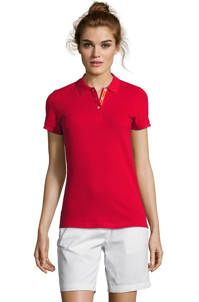 Ženska polo majca Patriot Red veličina XXL Sols 01407