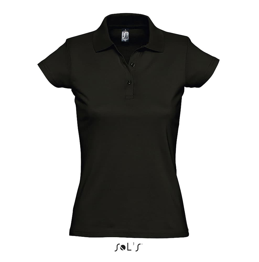 Sols Ženska pamučna polo majica Prescott Black veličina XL 11376