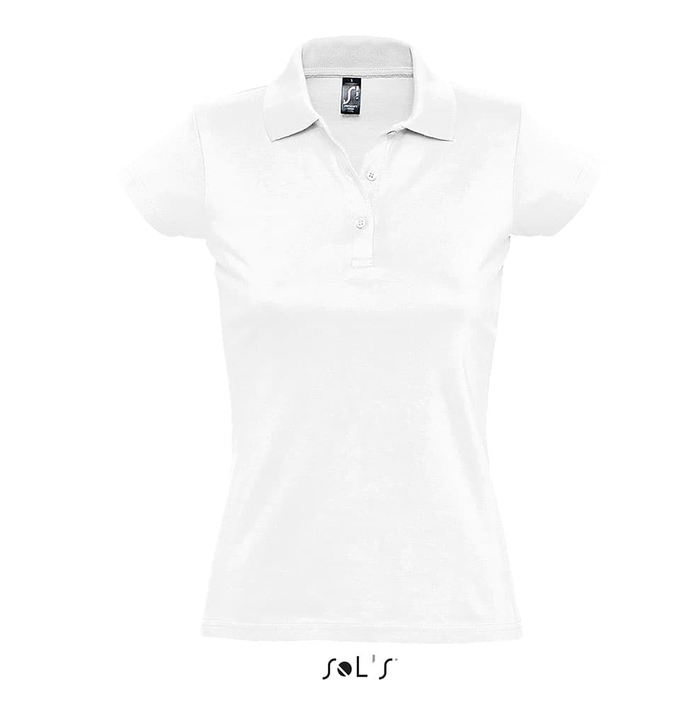 Sols Ženska pamučna polo majica Prescott White veličina XL 11376