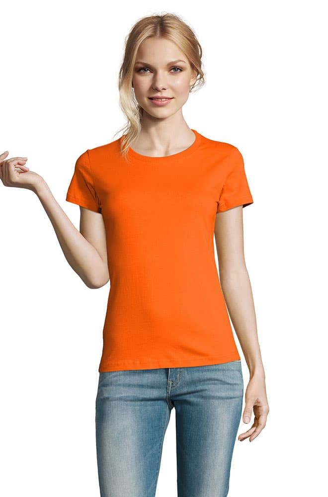 Sols Ženska pamučna majica Imperial Orange veličina S 11502