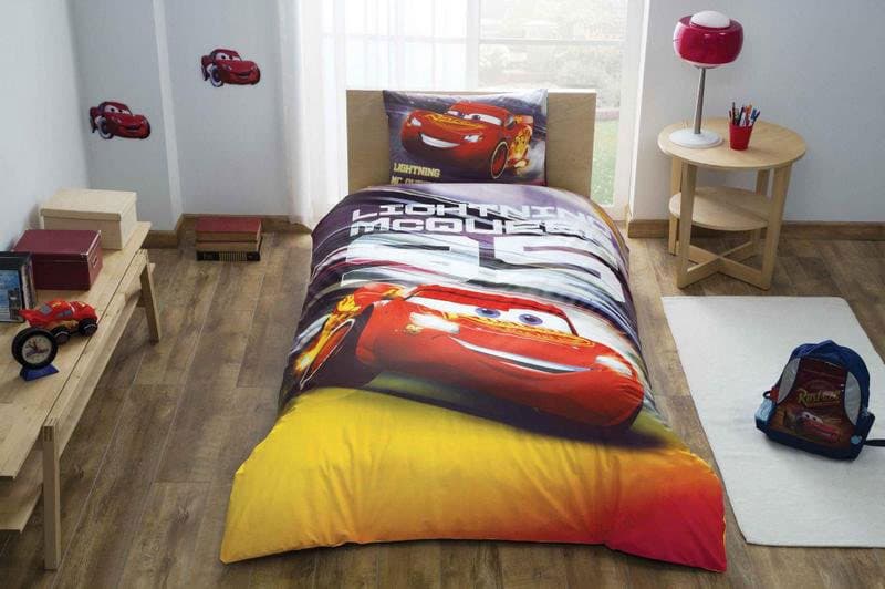 Pamučna posteljina za decu Disney Cars Lightning