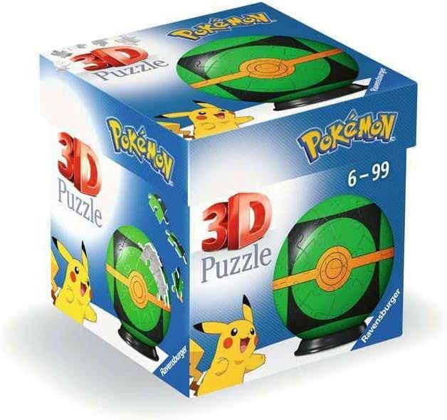 3D Puzzle slagalica Poke lopta Dusk Pokemon 54 dela Ravensburger 11626