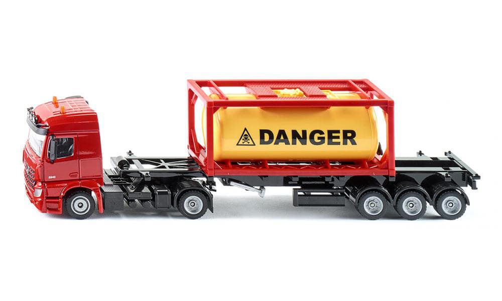 SIKU Kamion za prevoz goriva Mercedes Benz - Mercedes-Benz Truck with tank container 3922