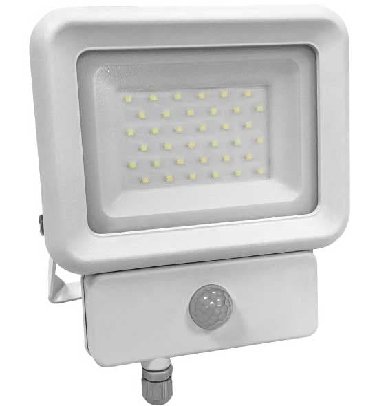LED reflektor sa senzorom pokreta 30W LRF019ESW-30/WH
