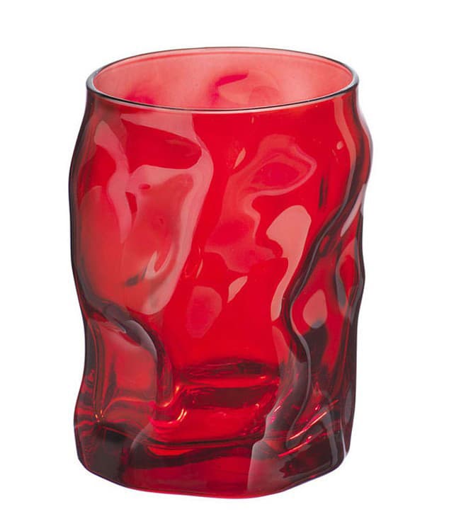 Bormioli Rocco čaša za vodu Sorgente acqua 30cl 3u1 crvena 340420-589