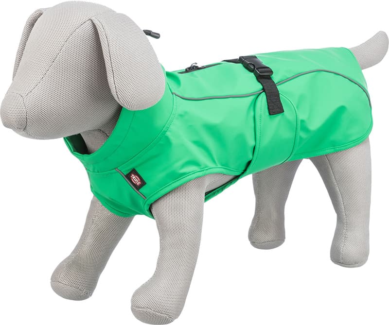 Kišni mantil za pse Vimy Green leđa 45cm Trixie 680234