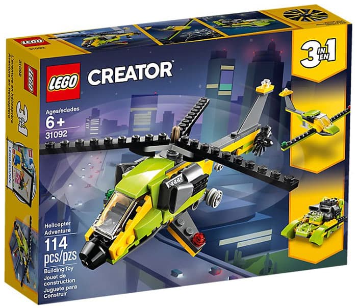 LEGO® Creator Kocke 3u1 - Helikopter avantura 31092