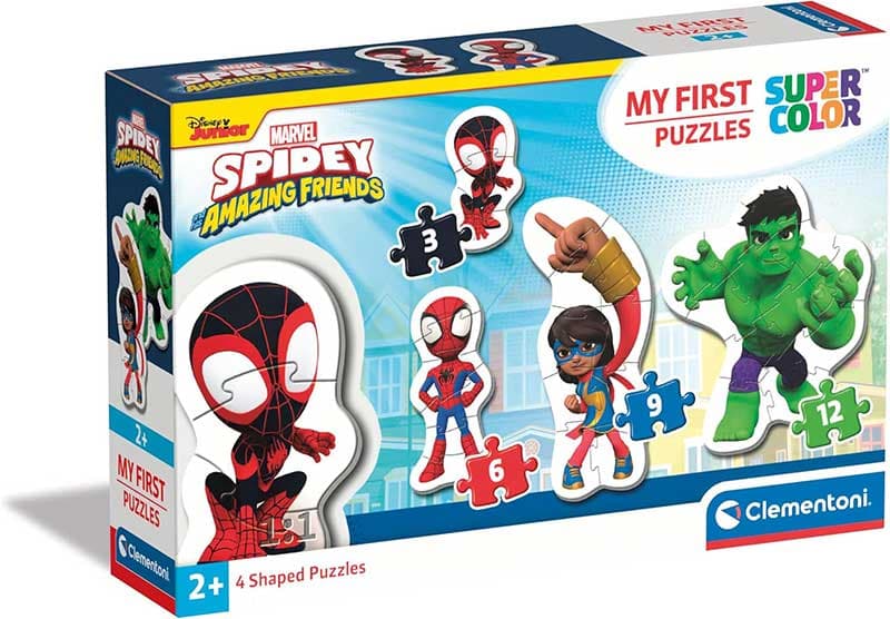 Moje prve puzzle slagalice 4u1 Spidey i prijatelji Clementoni 20836