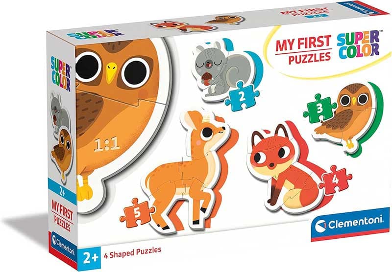 Moje prve puzzle slagalice 4u1 Šumske životinje Clementoni 20814