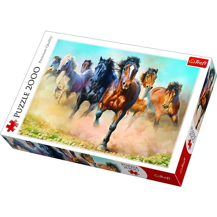 Trefl puzzle Krdo konja u galopu 2000 delova