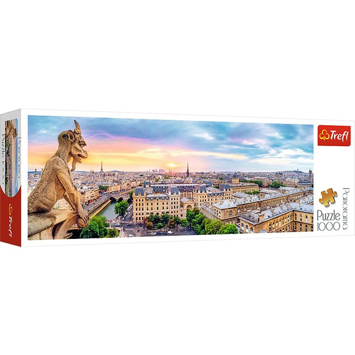 Trefl puzzle Panorama Pariza - pogled sa katedrale Notr-Dam 1000 delova