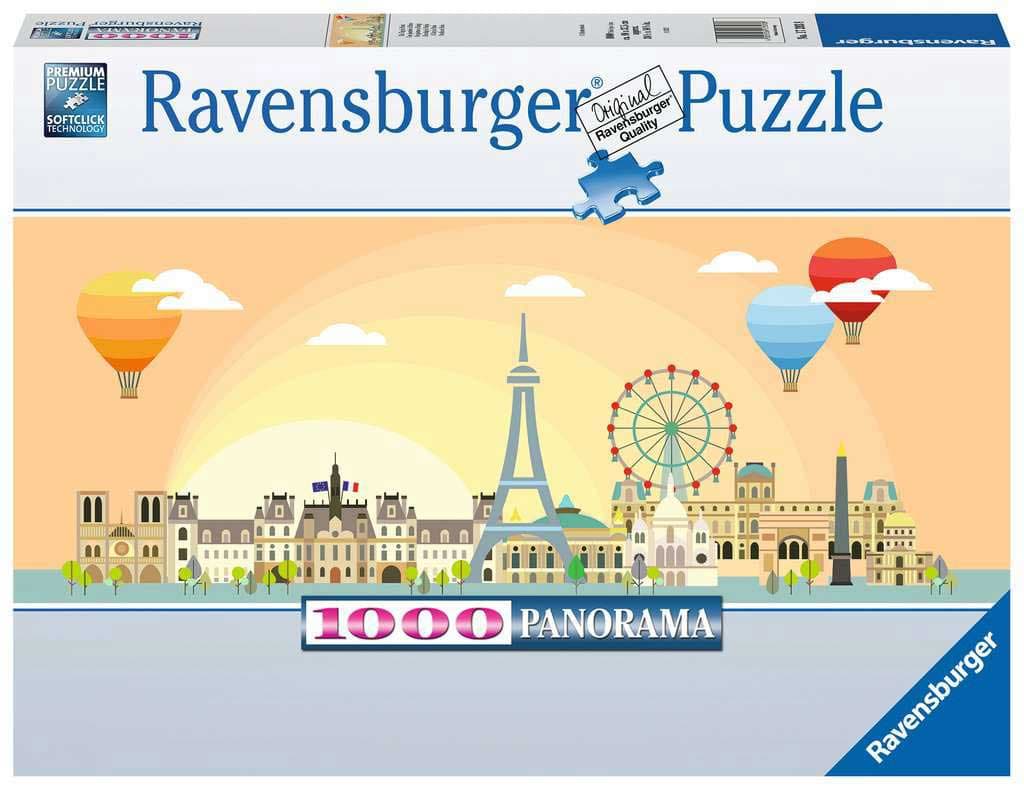Puzle 1000 delova Panorama Pariz Ravensburger