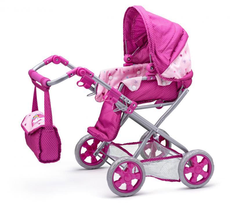 Kolica za lutke Unicorn Woodyland 91505