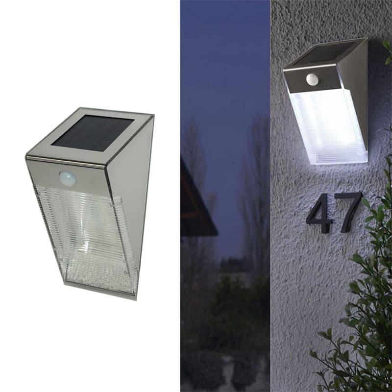 Solarna zidna lampa sa senzorom pokreta
