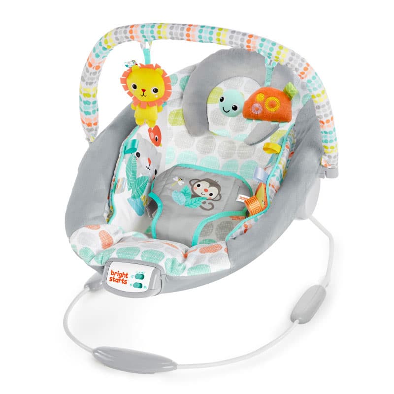 Bright Starts  Bebi ležaljka - baunser - sa vibracijom i melodijama Whimsical Wild 11805