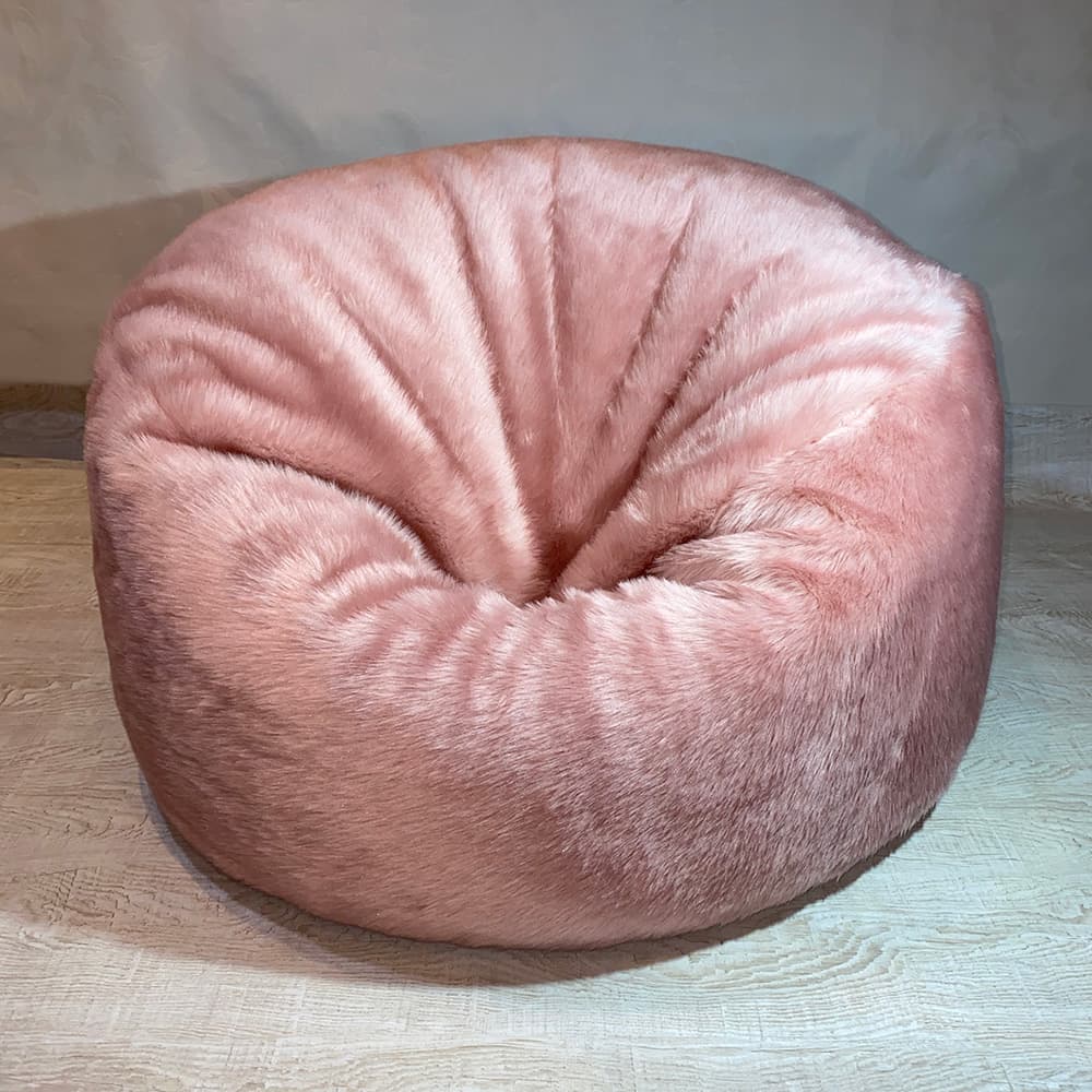 Lazy bag fotelja Roze Lux