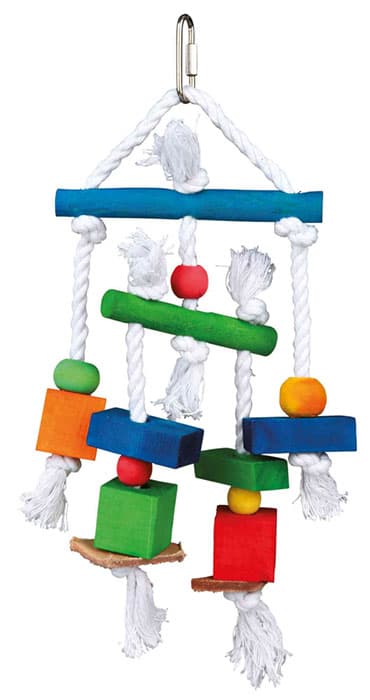 Igračka za kavez za ptice, od prirodnih materijala, 24cm Trixie 58985