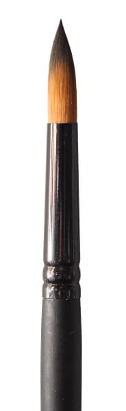 POP BRUSH 310 - Četkica okrugla - crna br.1 - 3 kom. 623301