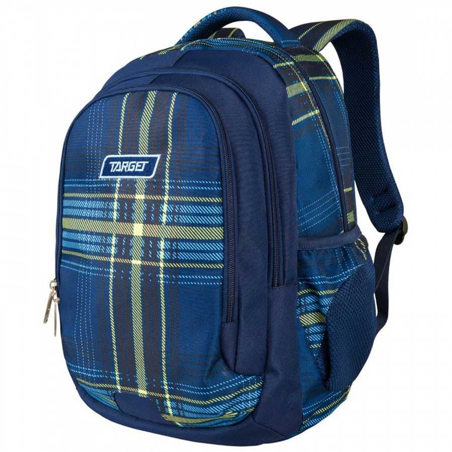 TARGET Be Pack - Ranac za školu GRID BLUE GREEN 26322