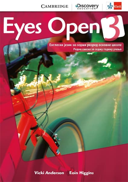 Klett Engleski jezik 7 Radna sveska za sedmi razred osnovne škole Eyes Open 3