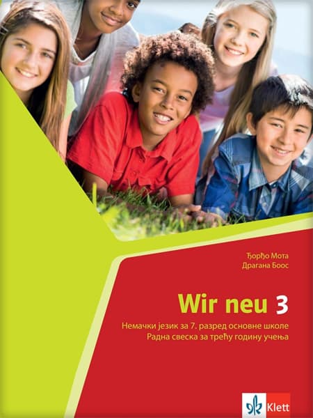 Klett Nemački jezik 7 Radna sveska za sedmi razred Wir 3 neu