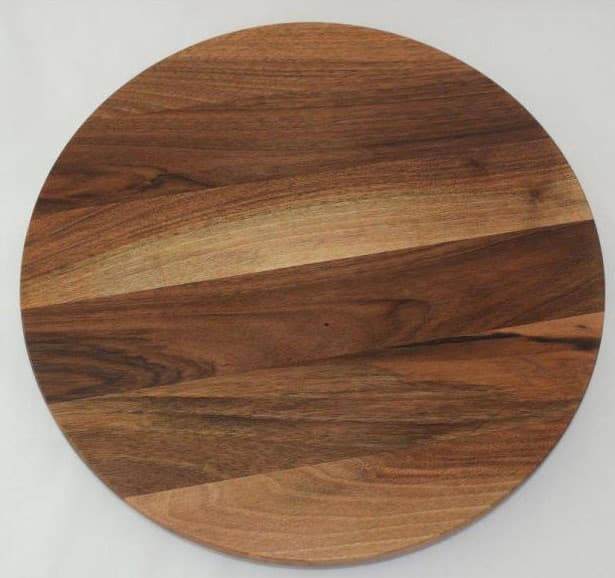 Kuhinjska daska za pizzu od oraha fi 340 mm x 15 mm