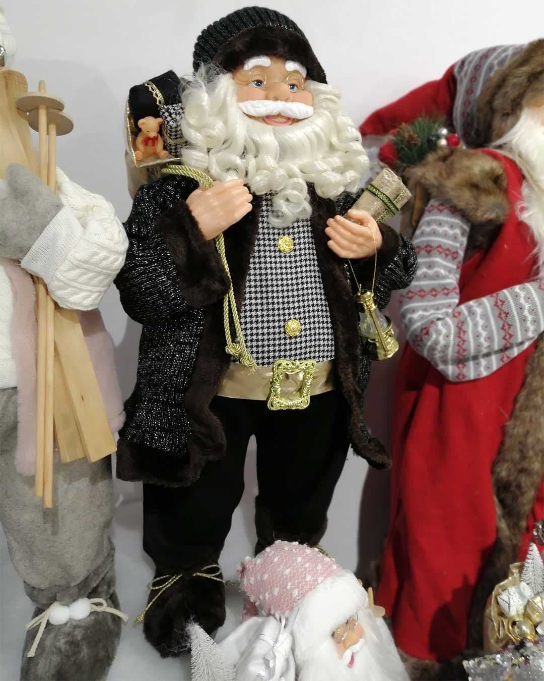 Figura Deda Mraz Sven Black 80 cm