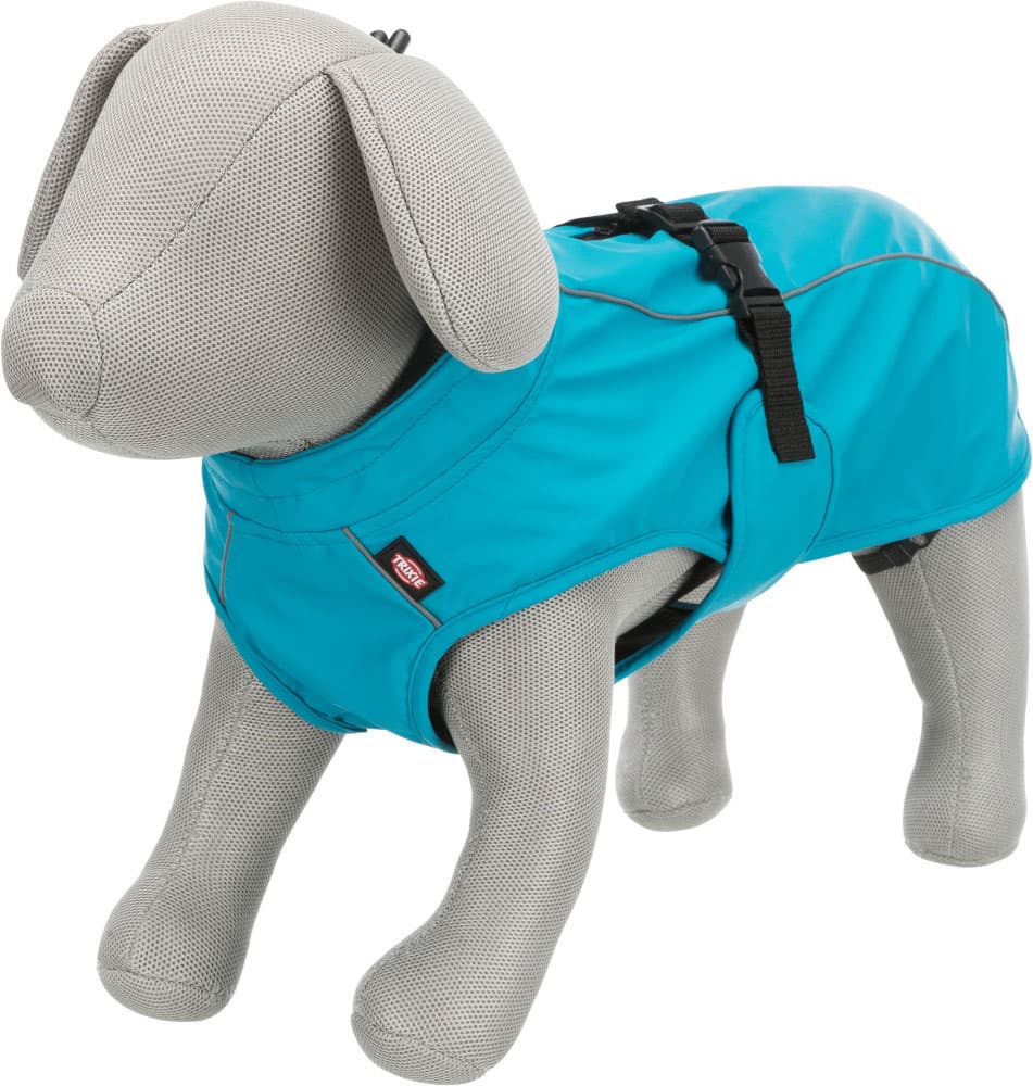 Kišni mantil za psa Vimy Turquoise leđa 50cm Trixie 680205