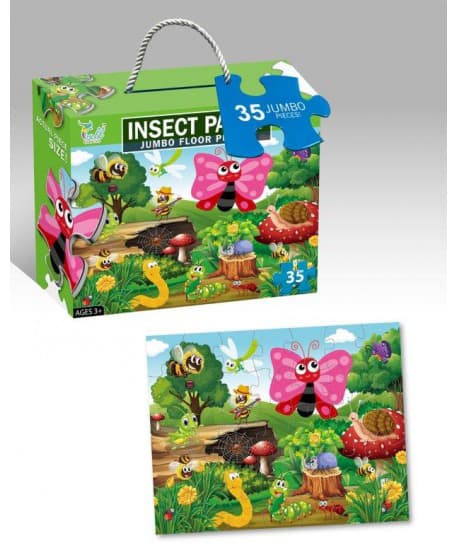 Slagalica INSEKTI NA ZABAVI 35 delova Jumbo 882019