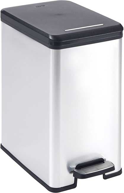 Curver Kanta za otpatke 25L Deco Slim silver