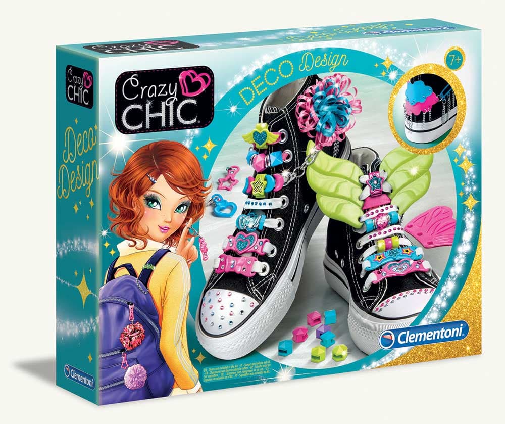 CLEMENTONI Crazy Chic Set za ukrašavanje DECO DESIGN Dizajnerski set Dizajn Nakit CL18501