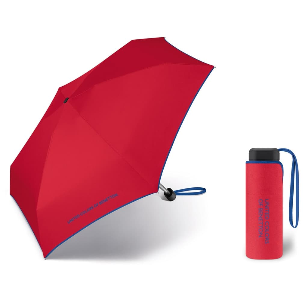 BENETTON Ultra Mini Flat kišobran red
