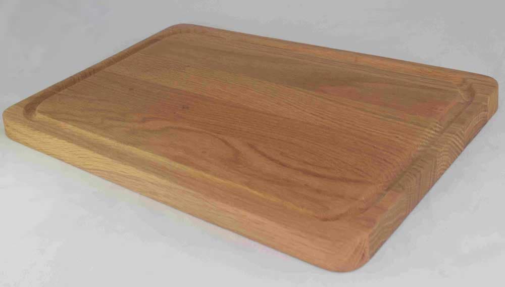 Kuhinjska daska sa kanalom 400 x 250 x 15 mm od hrasta